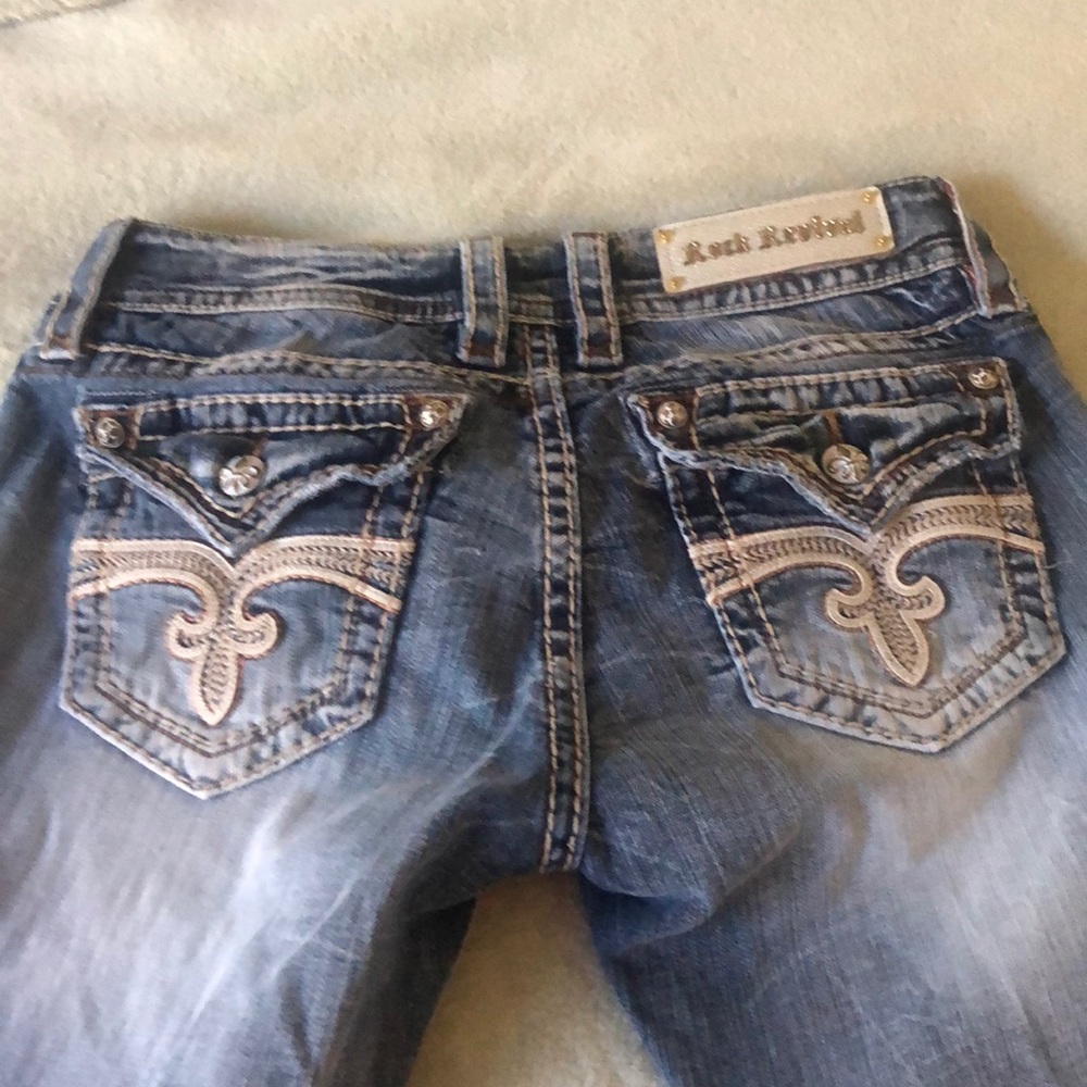 Rock Revival low rise Capri jeans